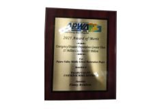 2025-Award-Of-Merit-Ausonio 2025 Apwa Monterey Bay Award Of Merit Plaque Awarded To Pajaro Valley Unified School District, Ausonio, And Finney Architects For Pajaro Valley Middle School Restoration Project In The Emergency/Disaster Preparedness Category.