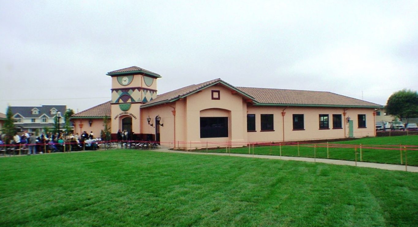 Castroville Library From Lawn