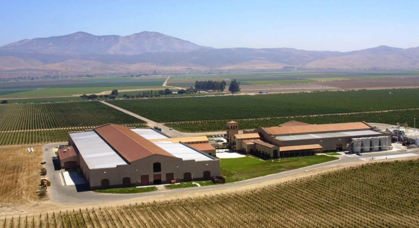 KJ Winery Aerial Rear