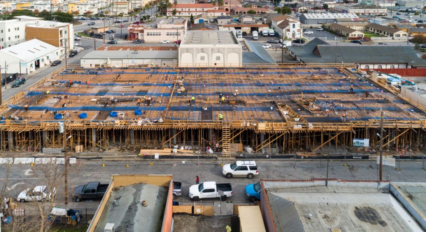 Moon Gate Plaza Construction 2