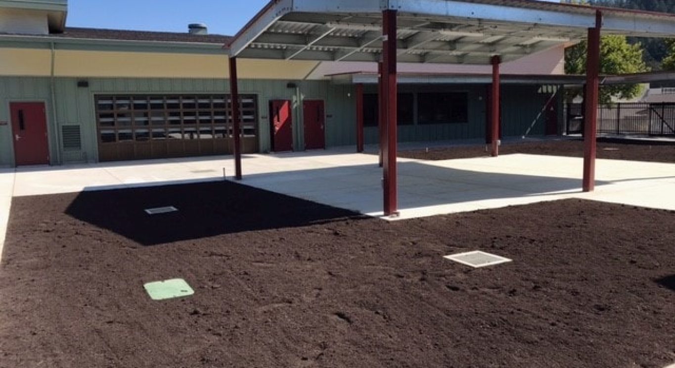 education school shelter covered walkway