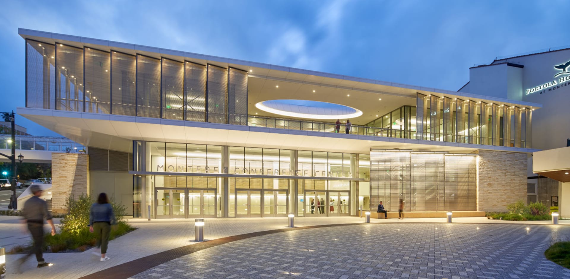 Photo Of The Monterey Conference Center At Night